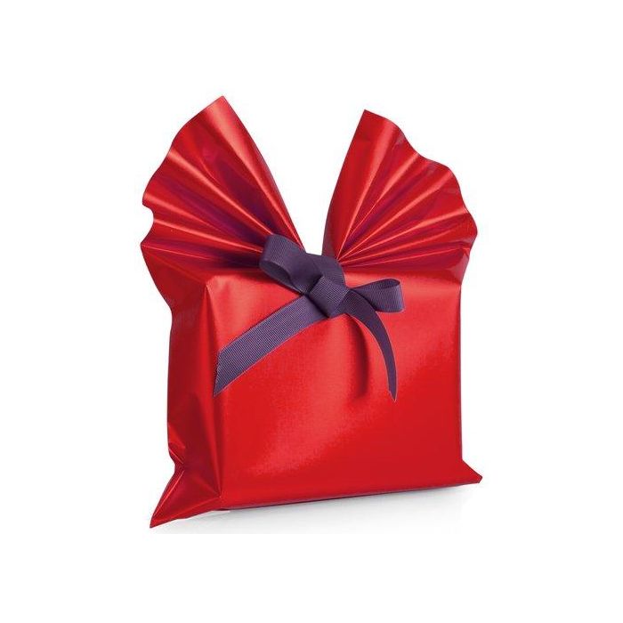 Papel De Regalo Bobina Colibri 30 Cm X 30 M Simple Rojo Mate