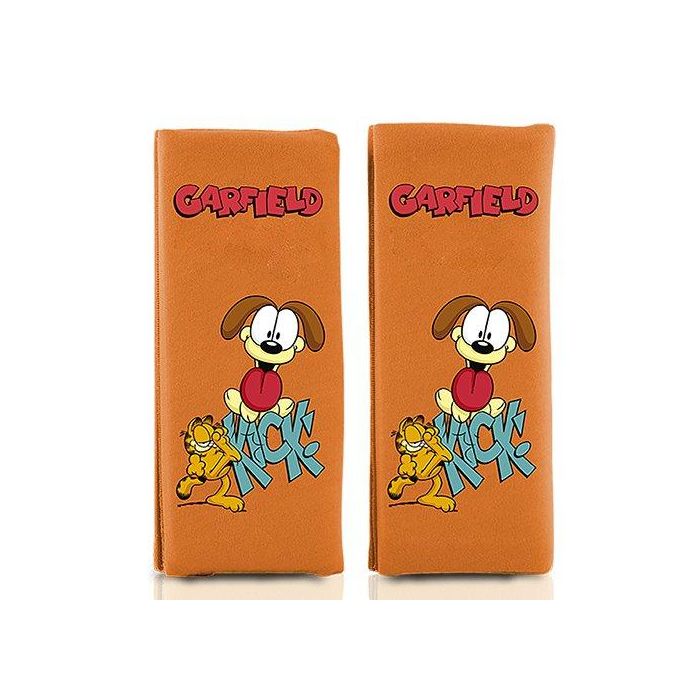 Garfield Mini Almohadilla para Cinturón 2 Piezas CS6 GAR101 Protege de Rozaduras y Molestias Sillas Infantiles Polyester 1