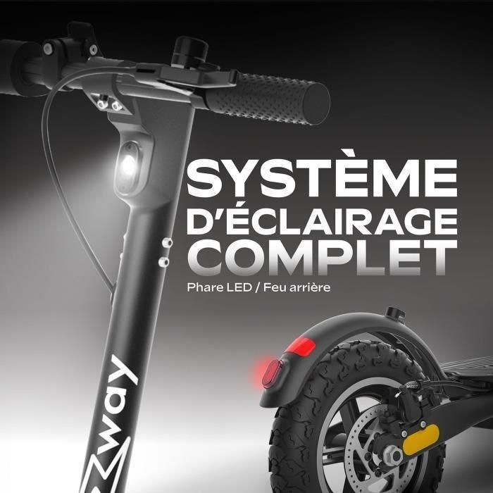 EZWAY EX100 Patinete eléctrico 450W, ruedas de 10 pulgadas, 25 km autonomía 5
