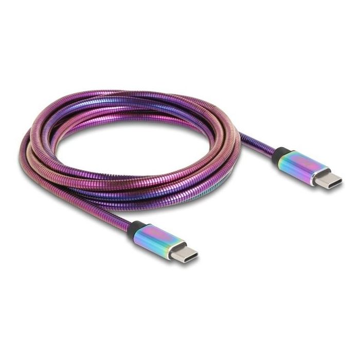 DELOCK USB-C 2.0 Kabel Stecker zu Stecker PD 3.0 60W 2m 0 DELOCK USB-C 2.0 Kabel Stecker zu Stecker PD 3.0 60W 2m 0