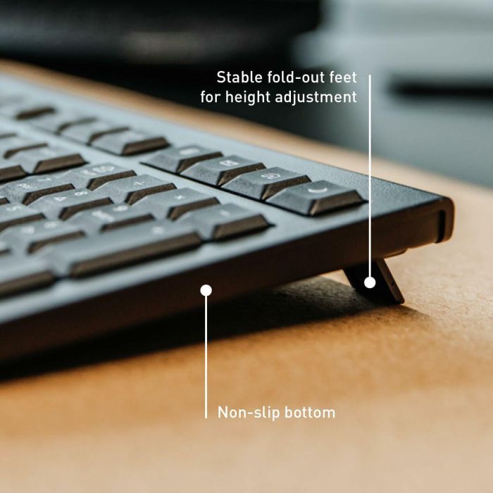 Cherry KW 3000 Teclado Inalámbrico Completo QWERTY Español Negro con Teclado Numérico y Reposamuñecas 9 Cherry KW 3000 Teclado Inalámbrico Completo QWERTY Español Negro con Teclado Numérico y Reposamuñecas 9