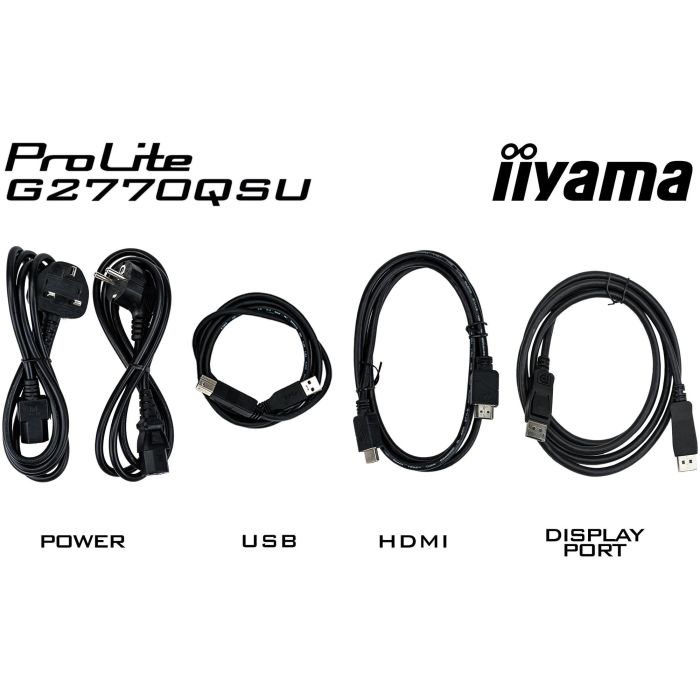 Iiyama G2770QSU-B6 Monitor Gaming 27" QHD IPS rápido 180Hz 0.2ms con Hub USB, HDMI, DisplayPort y Altavoces Negro 4 Iiyama G2770QSU-B6 Monitor Gaming 27" QHD IPS rápido 180Hz 0.2ms con Hub USB, HDMI, DisplayPort y Altavoces Negro 4