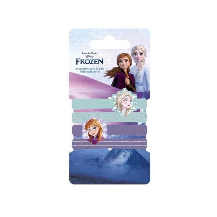 Accesorios pelo coletero 4 piezas frozen 6.5 x 12.5 x 0.1 cm Accesorios pelo coletero 4 piezas frozen 6.5 x 12.5 x 0.1 cm