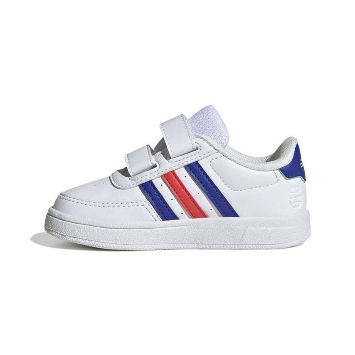 Zapatillas Deportivas Infantiles Adidas Breaknet Lifestile Court Lace Strap Blanco 3-4 Años 7