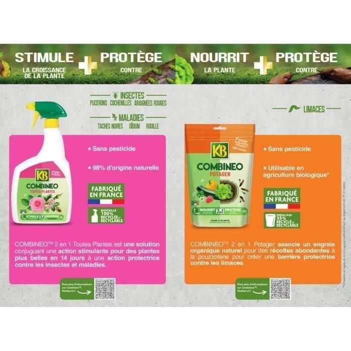 KB - Combinéo estimula y protege todas las plantas 800ml 2