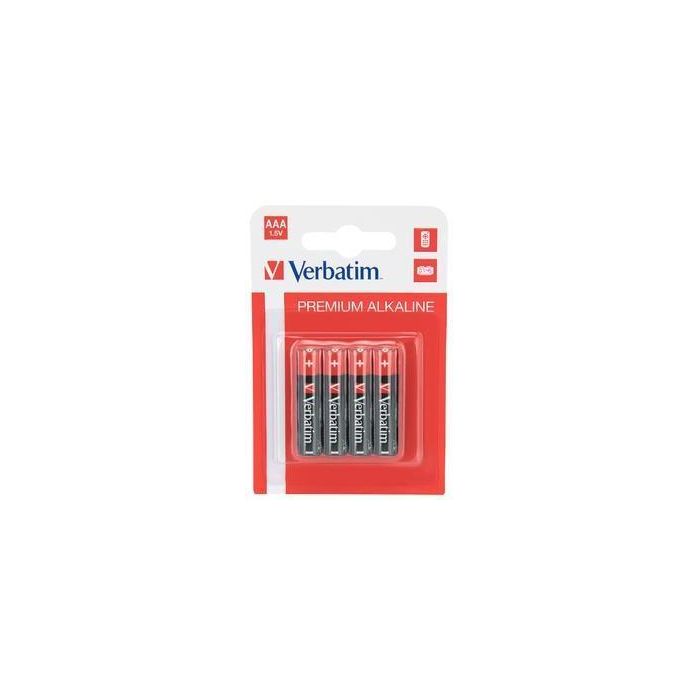 Verbatim Pilas Alcalinas Aaa - Lr03- Pack 4 Unidades Verbatim Pilas Alcalinas Aaa - Lr03- Pack 4 Unidades
