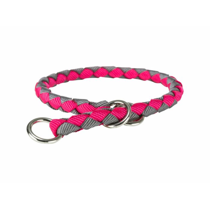 Collar de entrenamiento Trixie Cavo Grafito Fucsia M/L 43-51 cm