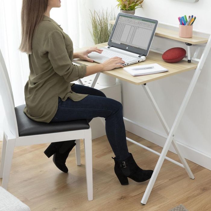 Escritorio Plegable con Estante Tablezy InnovaGoods