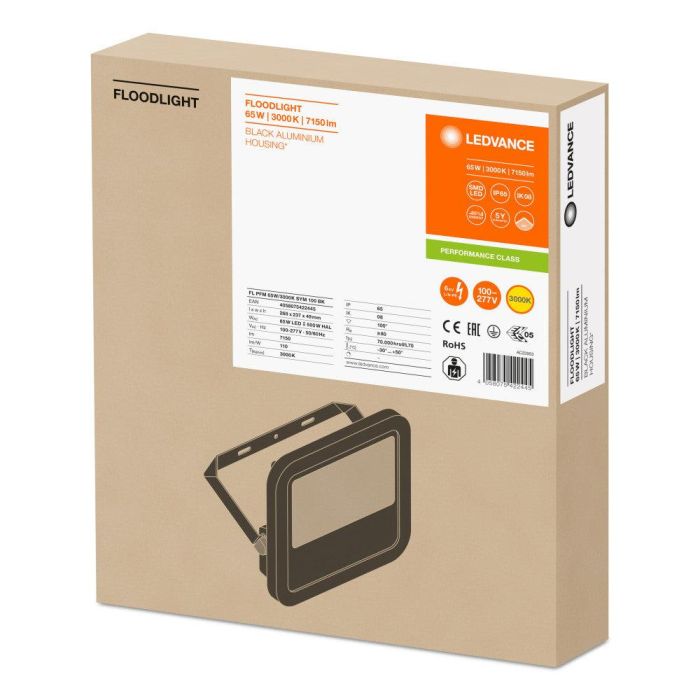 [LVE-4058075422445] Foco Proyector LED Ledvance   65W 7150Lm 3000K 100 x 100º IP65 - Blanco Cálido 1