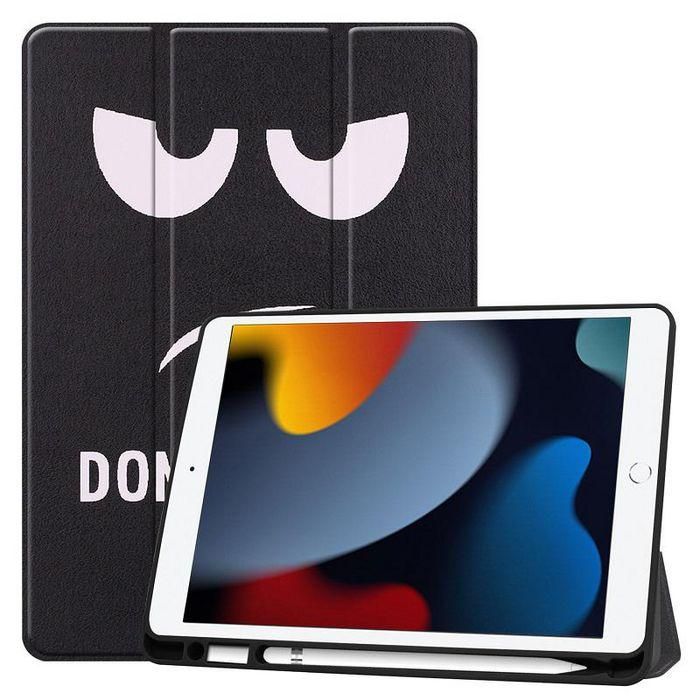 CoreParts Cover For iPad 7/8/9 (2019-2021) 10.2inch Tri-fold Caster TPU Cover Built-in S Pen Holder with Auto Wake Function - Don't Touch Me Style CoreParts Cover For iPad 7/8/9 (2019-2021) 10.2inch Tri-fold Caster TPU Cover Built-in S Pen Holder with Auto Wake Function - Don't Touch Me Style