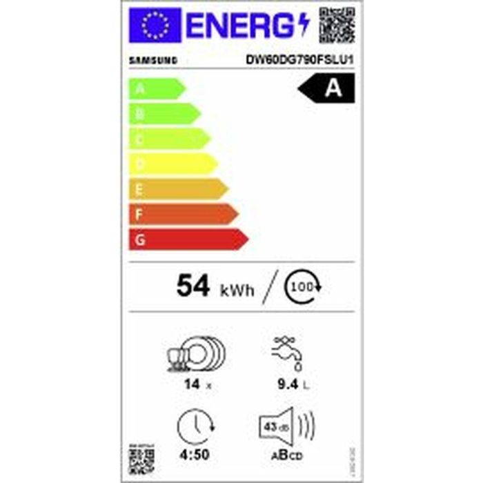 Lavavajillas Samsung DW60DG790FSLU1 Acero 60 cm 1 Lavavajillas Samsung DW60DG790FSLU1 Acero 60 cm 1