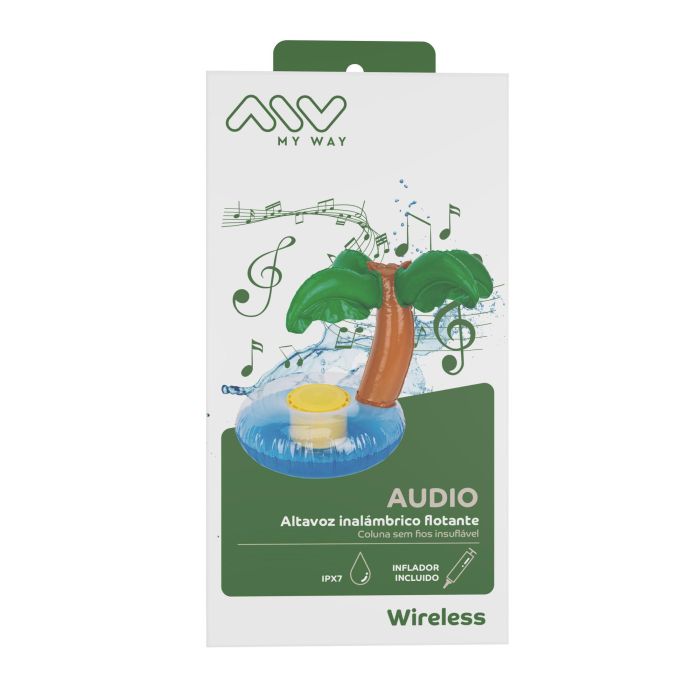 Myway Altavoz Bluetooth Flotante Palmera Resistente al Agua IP67 3 Myway Altavoz Bluetooth Flotante Palmera Resistente al Agua IP67 3