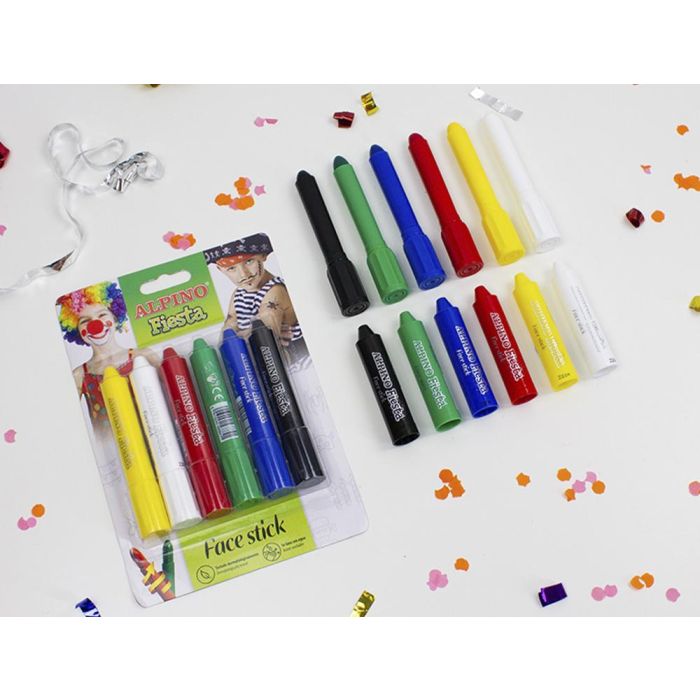 Alpino Maquillaje En Barra Fiesta Face Stick Pack De 6 C-Surtidos 4