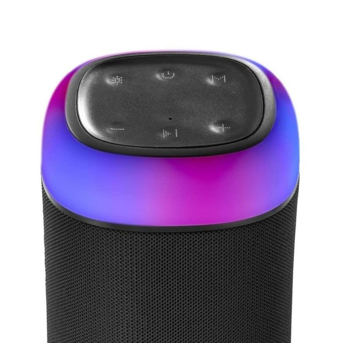 Hama Altavoz Shine 2.0 Negro - Bluetooth, 30W, Luz de Ambiente, Estéreo, IPX4, Batería Recargable 1 Hama Altavoz Shine 2.0 Negro - Bluetooth, 30W, Luz de Ambiente, Estéreo, IPX4, Batería Recargable 1