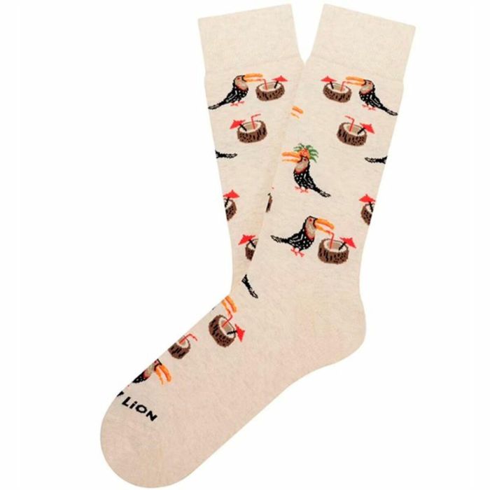 Calcetines Jimmy Lion Tropical Toucan Beige 41-46