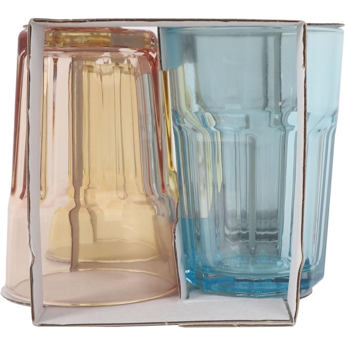 Set de 4 Vasos 365 cc Aras Colores - LAV (6 Cajas) 4 Set de 4 Vasos 365 cc Aras Colores - LAV (6 Cajas) 4