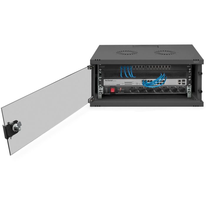 Digitus Wandgehäuse SOHO 4HE 241x540x400mm negro - Armario de Pared para Redes y Servidores 1 Digitus Wandgehäuse SOHO 4HE 241x540x400mm negro - Armario de Pared para Redes y Servidores 1