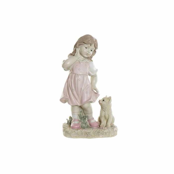Figura Shabby DKD Home Decor Azul Rosa 16.5 x 44.5 x 26.5 cm (2 Unidades) 2 Figura Shabby DKD Home Decor Azul Rosa 16.5 x 44.5 x 26.5 cm (2 Unidades) 2