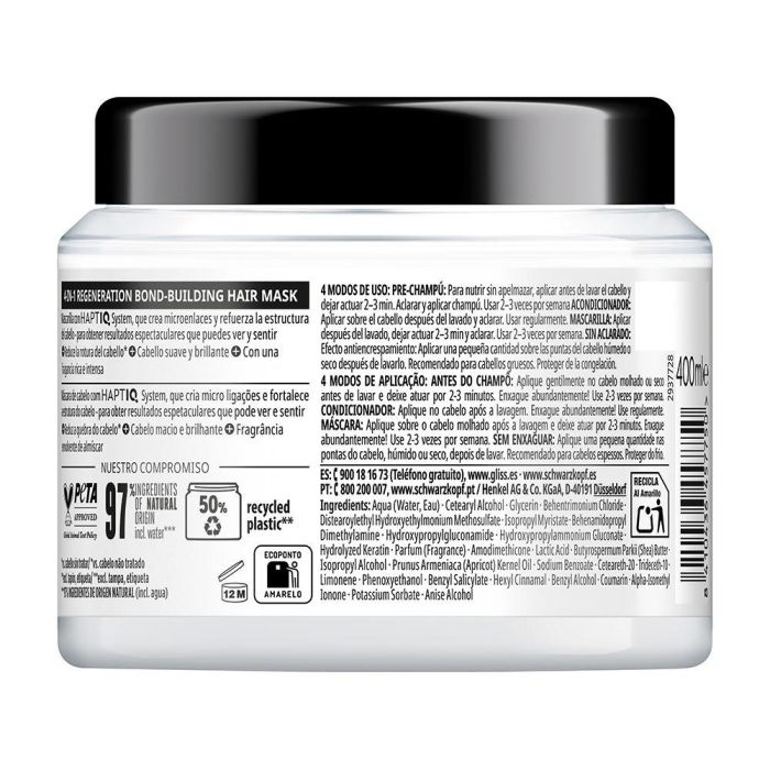 Gliss total repair mascarilla 400 ml 1