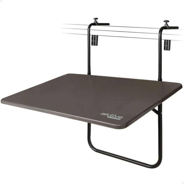 Mesa Plegable Aktive Para colgar en balcón Acero 60 x 66,5 x 40 cm (4 Unidades) 5