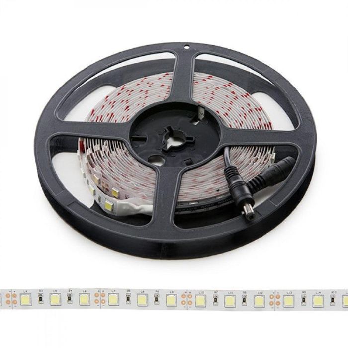 Tira de 300 LEDs 60W 15.000Lm 6000ºK SMD5252 12VDC IP20 x5M 50.000H [WM-5252-300-CW 1