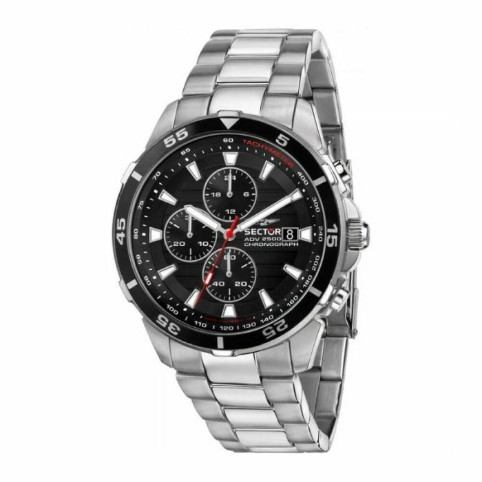 Reloj Hombre Sector ADV2500 Negro Plateado (Ø 43 mm) Reloj Hombre Sector ADV2500 Negro Plateado (Ø 43 mm)