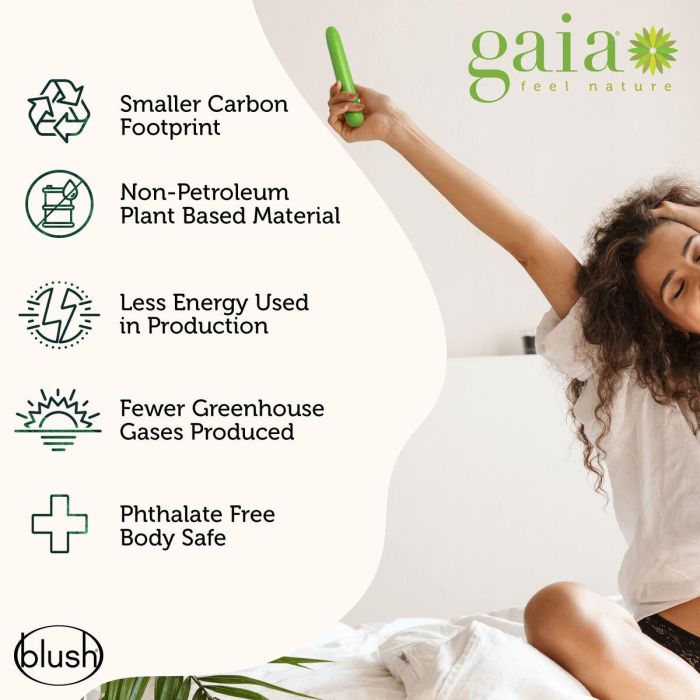 Bala Vibradora Blush Gaia Verde 5 Bala Vibradora Blush Gaia Verde 5