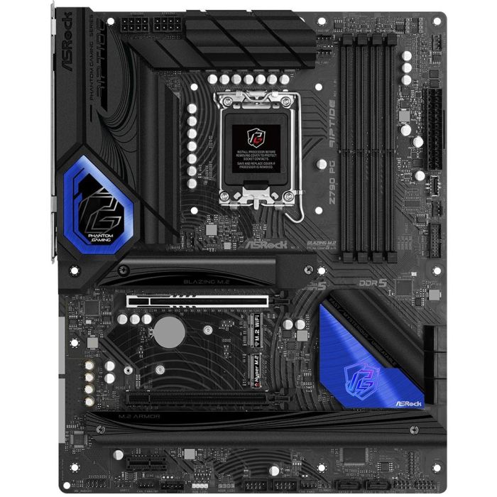 ASRock Z790 PG Riptide Intel Z790 LGA 1700 ATX, Compatible con Intel Core i5/i7/i9, DDR5-SDRAM, 128GB Max, M.2, SATA III, Killer E3100G 1 ASRock Z790 PG Riptide Intel Z790 LGA 1700 ATX, Compatible con Intel Core i5/i7/i9, DDR5-SDRAM, 128GB Max, M.2, SATA III, Killer E3100G 1