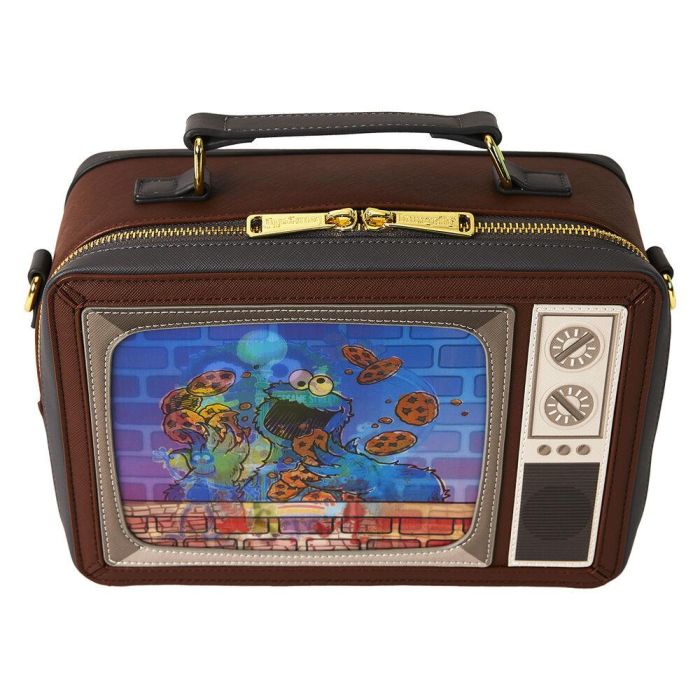 Bolso bandolera lenticular Retro TV Barrio Sesamo Loungefly 2