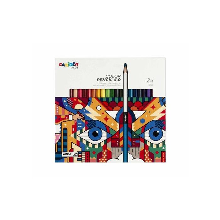 Lapices De Colores Carioca Plus Caja De 24