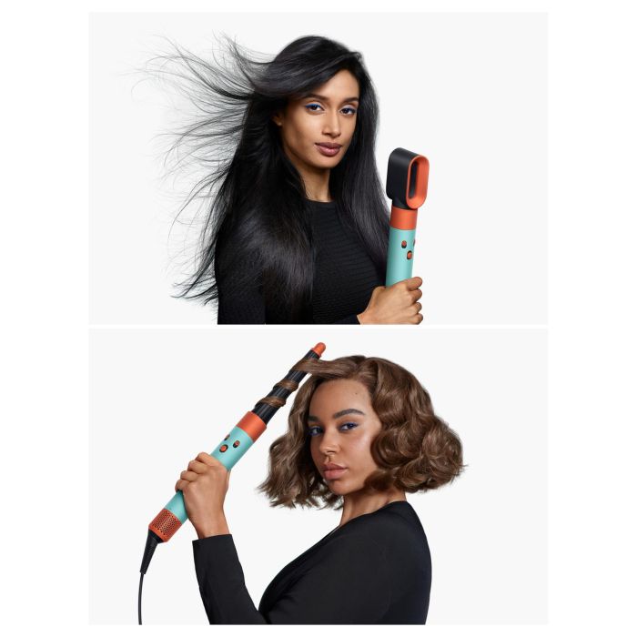 Dyson Airwrap HS08 ID Complete Long Ceramic Patina/Topaz Herramienta de Peinado Múltiples Accesorios 1