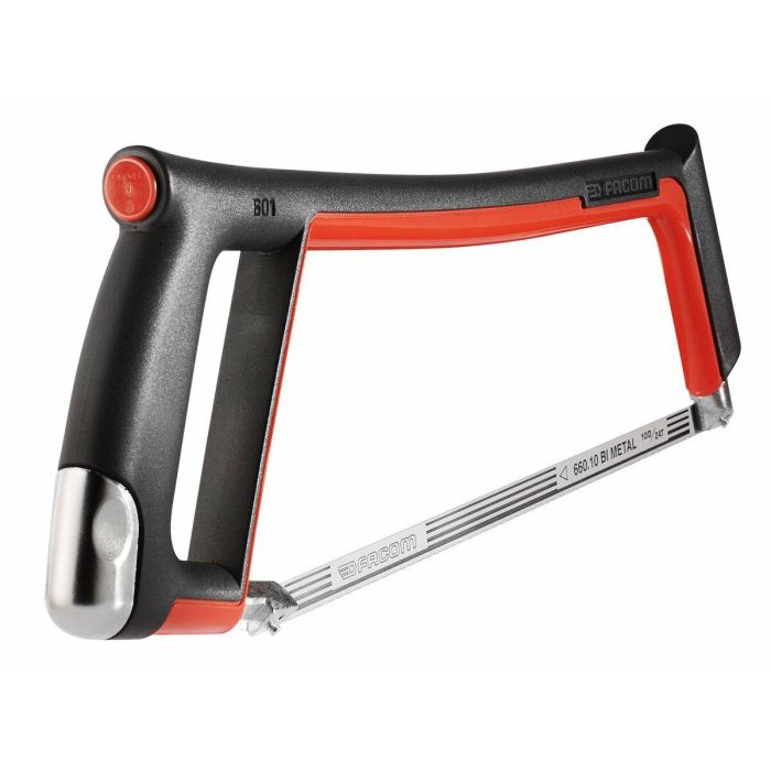 Facom 601PB Sierra para metales, Arco de sierra con tensión de 80kg, 2 posiciones (45°/90°), para hojas de 300mm, ergonómica 3 Facom 601PB Sierra para metales, Arco de sierra con tensión de 80kg, 2 posiciones (45°/90°), para hojas de 300mm, ergonómica 3