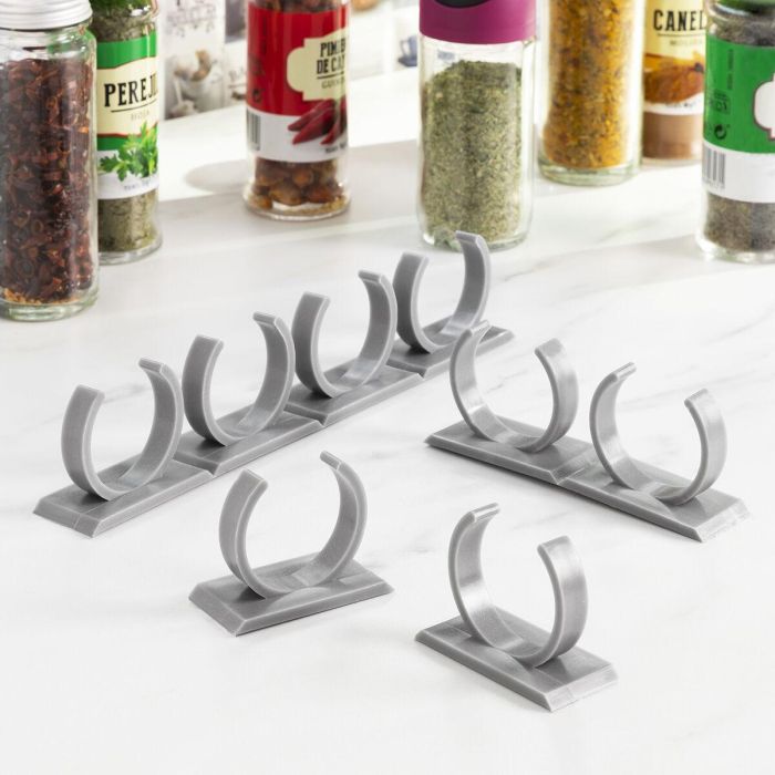 Organizador de Especias Adhesivo y Divisible Jarlock x20 InnovaGoods 6 Organizador de Especias Adhesivo y Divisible Jarlock x20 InnovaGoods 6