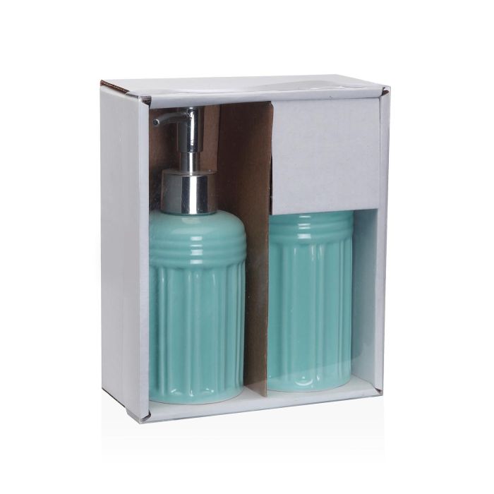 Set Baño 2 Pcs Azul Versa 6X17CM (2 Unidades) 1 Set Baño 2 Pcs Azul Versa 6X17CM (2 Unidades) 1