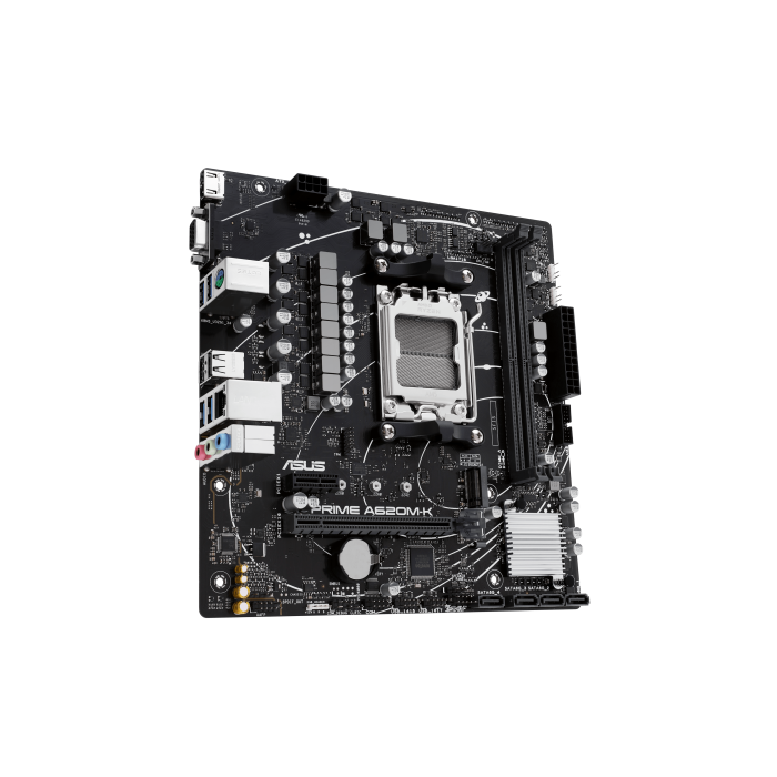 ASUS PRIME A620M-K AMD A620 Zócalo AM5 micro ATX 2 ASUS PRIME A620M-K AMD A620 Zócalo AM5 micro ATX 2