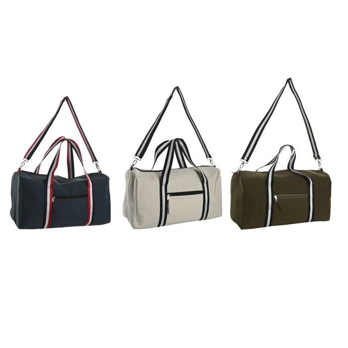 Bolso Urban DKD Home Decor Verde Azul 20 x 50 x 26 cm (3 Unidades)