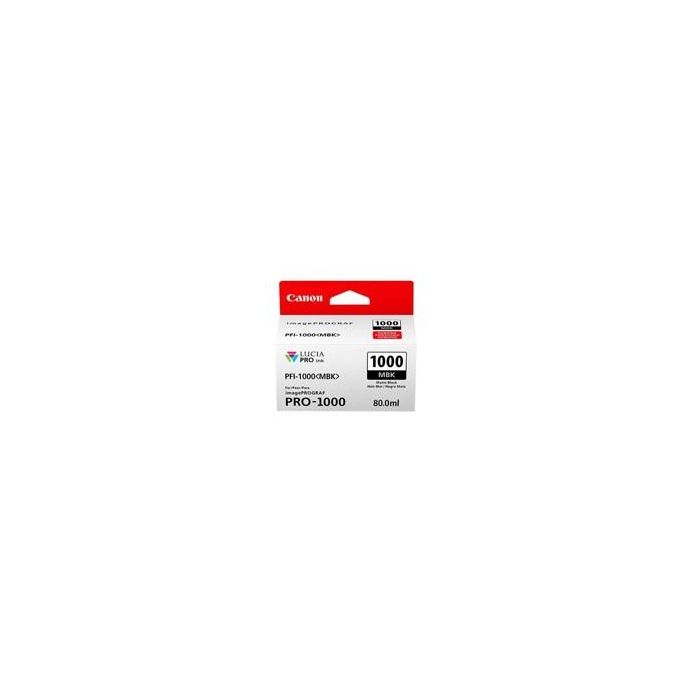 Cartucho Canon Pfi - 1000 Mbk Negro Mate Cartucho Canon Pfi - 1000 Mbk Negro Mate