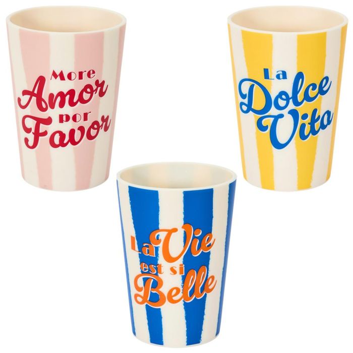 Home Deco Factory Vaso Polipropileno Dolce Vita 250 Ml 2 Home Deco Factory Vaso Polipropileno Dolce Vita 250 Ml 2