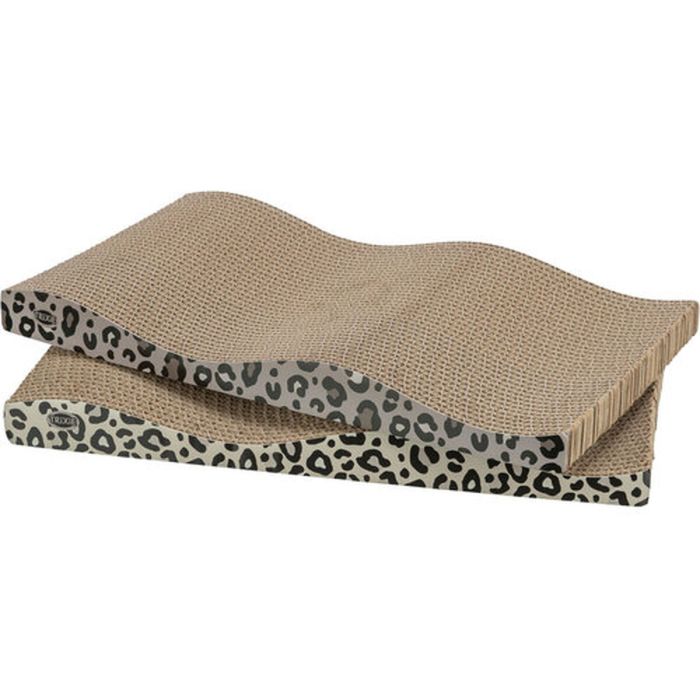 Rascador para Gatos Trixie Marrón Crema Cartón 44 x 6 x 25 cm (2 Piezas) 7