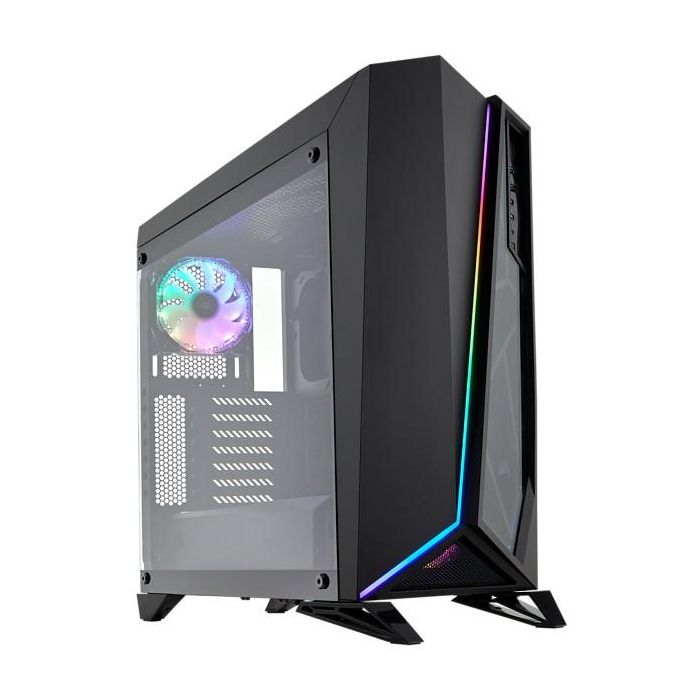 Corsair Carbide Series SPEC-OMEGA RGB, Caja de PC ATX/Micro-ATX/Mini-ITX, Cristal Templado, Negro