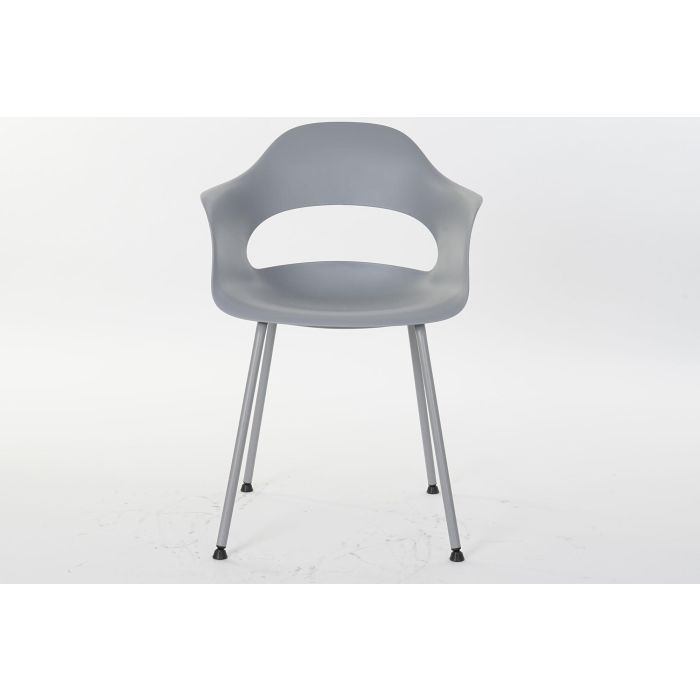 DKD Home Decor Silla Scandi Shenglong 3 Gris Claro 54 x 80 x 56 cm 3