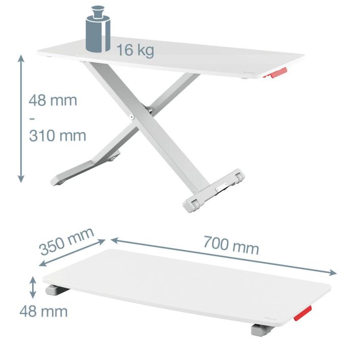 Convertidor de escritorio de pie Leitz Ergo Cosy 7