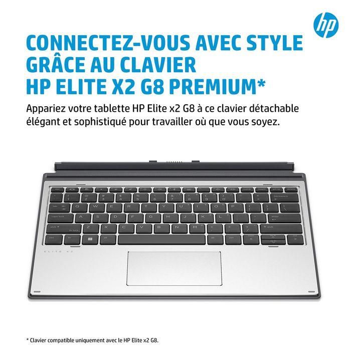 HP Elite x2 G8 Premium Keyboard - Teclado español desmontable para HP Elite x2 G8 Tablet, privacidad con un toque 7