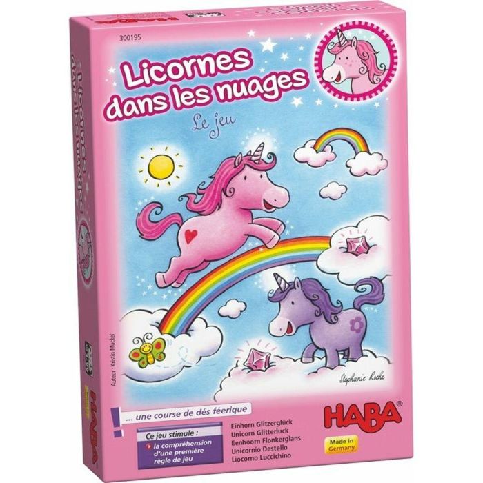 Haba HAB4010168202358 Unicornios en las nubes Decoración 1
