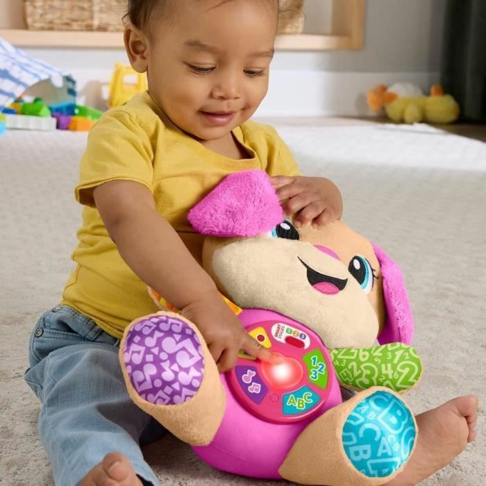 Fisher-Price Peluche Musical de Despertar Progresivo para Hermanas Laugh and Learn JFD31 1