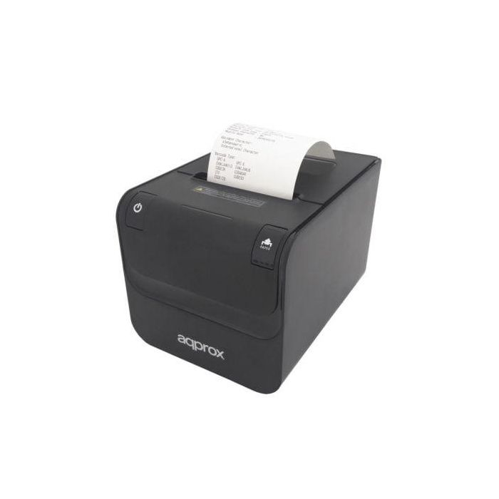 Impresora de Tickets Approx appPOS80AMUSE/ Térmica/ Ancho papel 80mm/ USB-RS232-Ethernet/ Negra 1 Impresora de Tickets Approx appPOS80AMUSE/ Térmica/ Ancho papel 80mm/ USB-RS232-Ethernet/ Negra 1