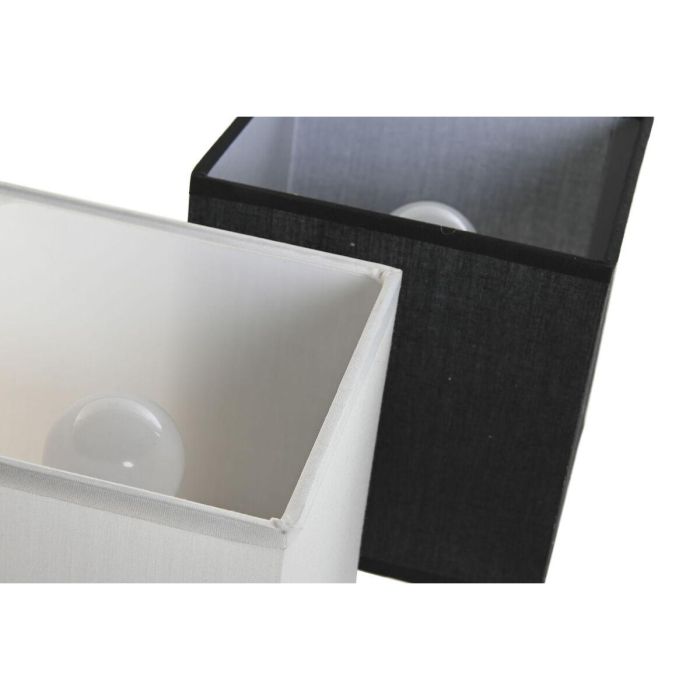 Aplique de Pared DKD Home Decor Blanco Negro Dorado 50 W 220 V 15 x 19 x 27 cm 15 x 19 x 30 cm (2 Unidades) 3