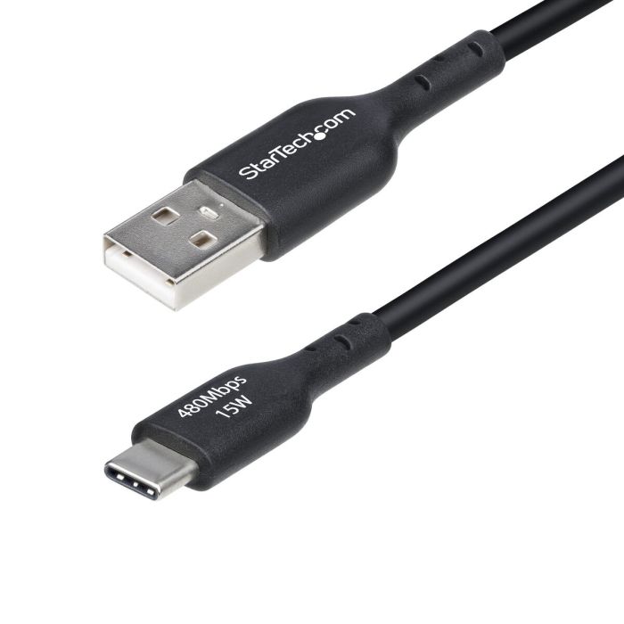 Cable USB Startech USB2AC15CMBK Negro