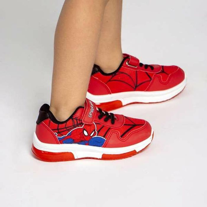Deportiva suela pvc con luces spiderman talla t029 1