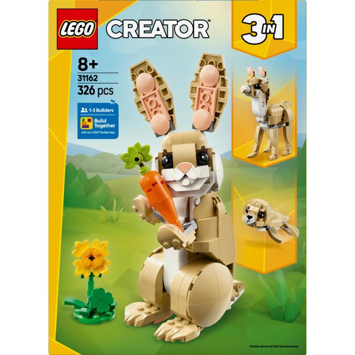 LEGO 31162 Creator El Adorable Conejito 3 en 1 - Set de Construcción de Juguete para Niñas a partir de 8 Años 12 LEGO 31162 Creator El Adorable Conejito 3 en 1 - Set de Construcción de Juguete para Niñas a partir de 8 Años 12